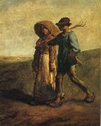 Jean Francois Millet Going to work oil painting reproduction